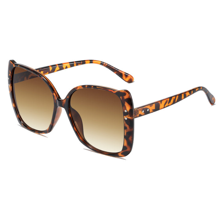Women oversized sunglasses with brown gradient Stornfield