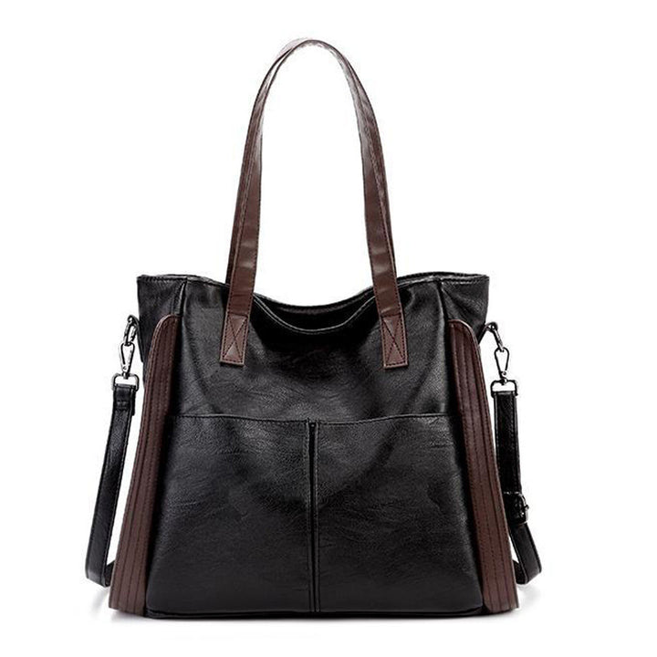 Stylish Faux Leather Tote Bag