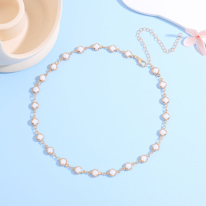 Floral Charm Choker Necklace Stornfield 1788164322