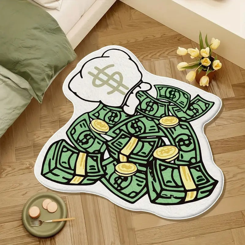 Money Stack Decorative Rug