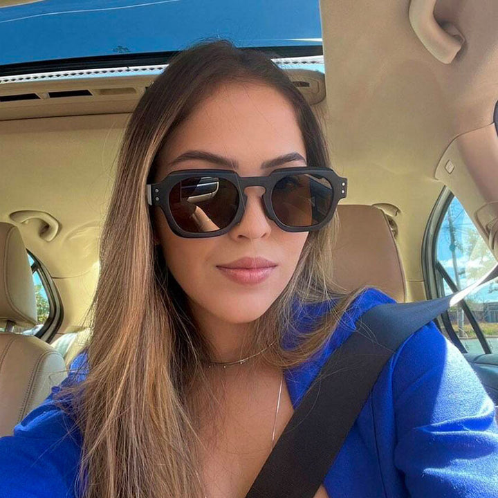 Ladies Fashion Sunglasses in Unique Octagonal Design Stornfield