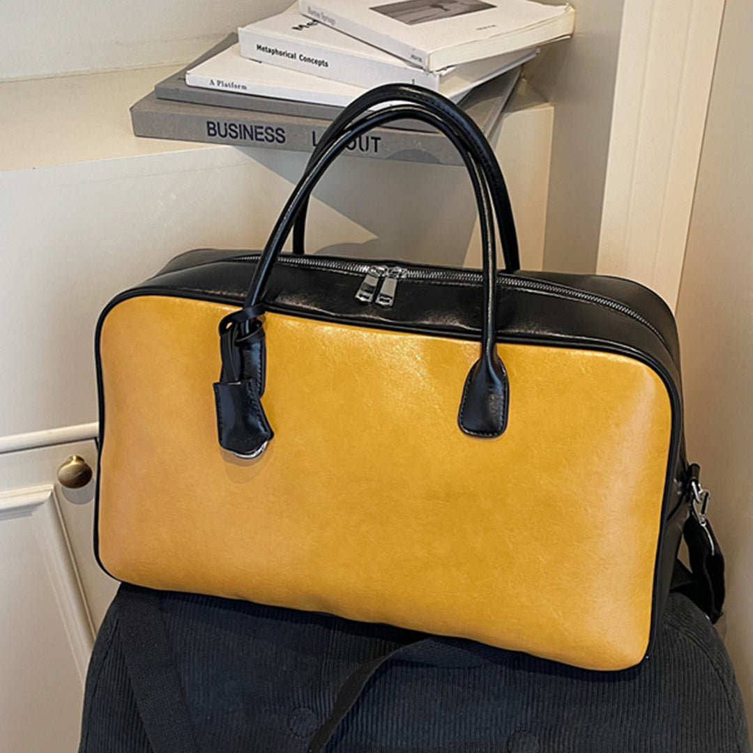 Elegant and Spacious Travel Bag Made of Faux Leather Stornfield