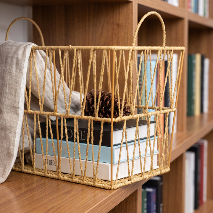 Handcrafted Rope Woven Storage Basket Stornfield