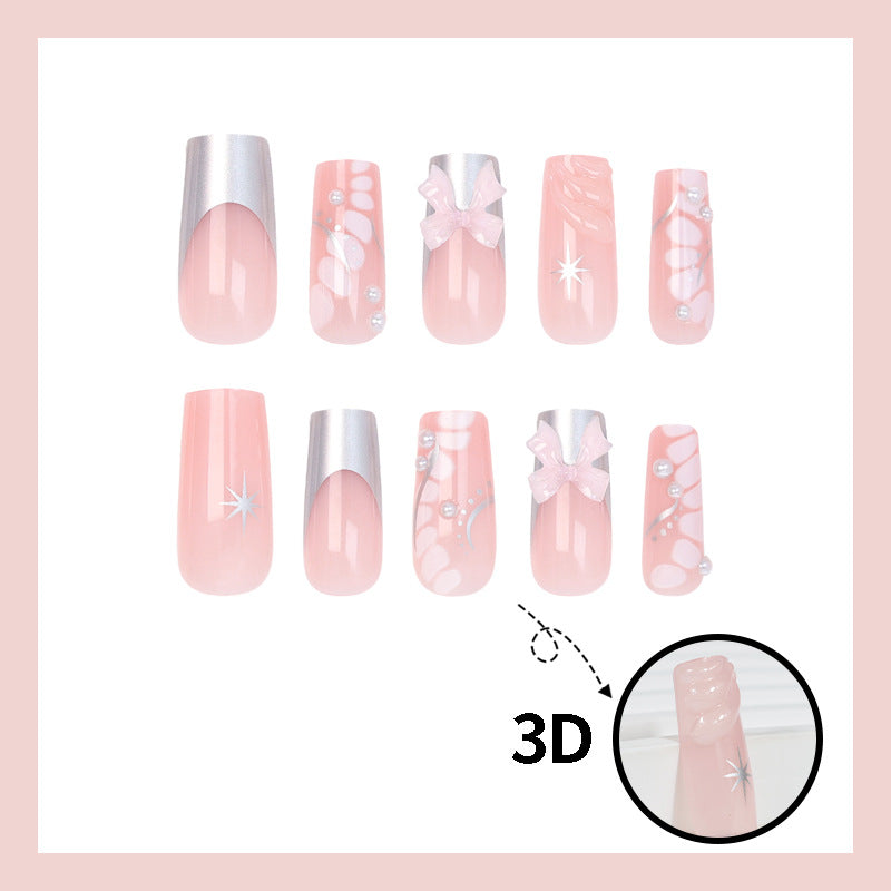 Acrylic nail set with elegant accents Stornfield