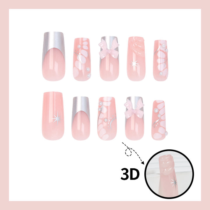 Acrylic nail set with elegant accents Stornfield