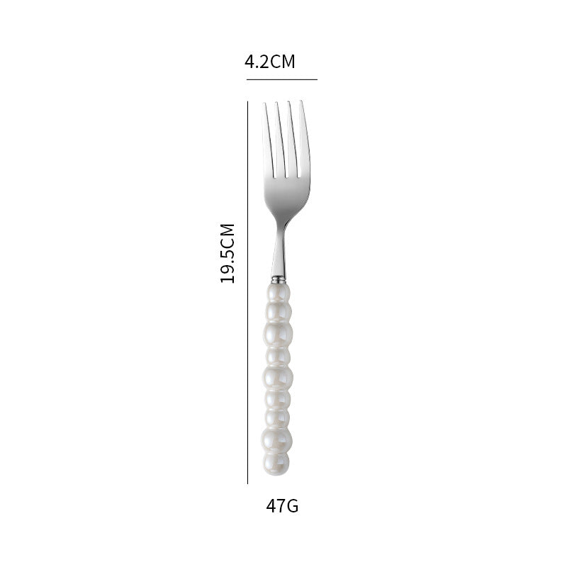 Elegant finger food fork with non-slip handle Stornfield