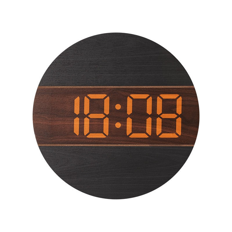 Creative digital watch in a modern wood design Stornfield