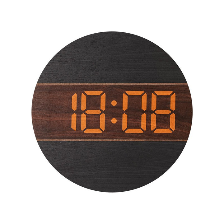 Creative digital watch in a modern wood design Stornfield