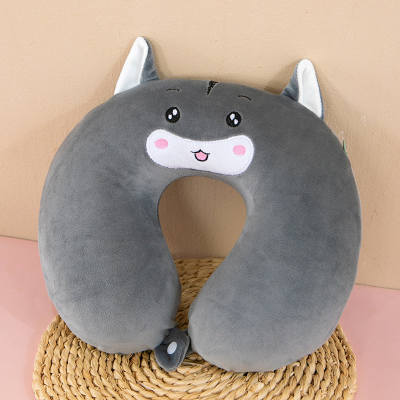 Unisex Neck Support Pillow with Cute Animal Design Stornfield