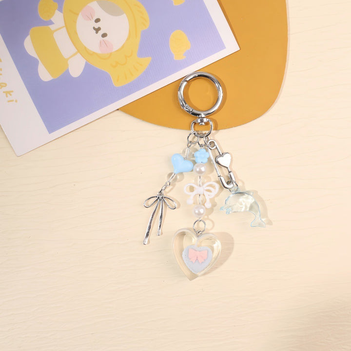 Playful keychain with colorful charms Stornfield