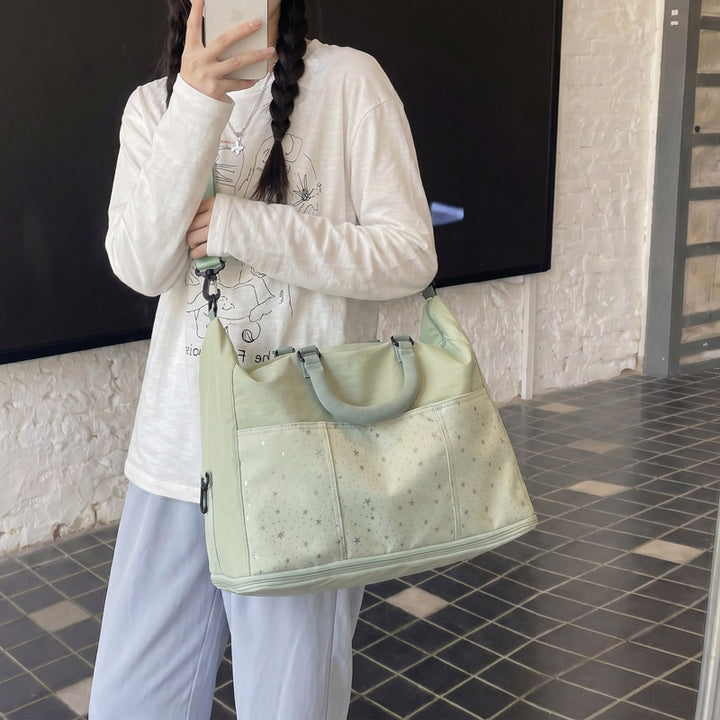 Elegant Sports Bag with Sparkling Star Pattern Stornfield