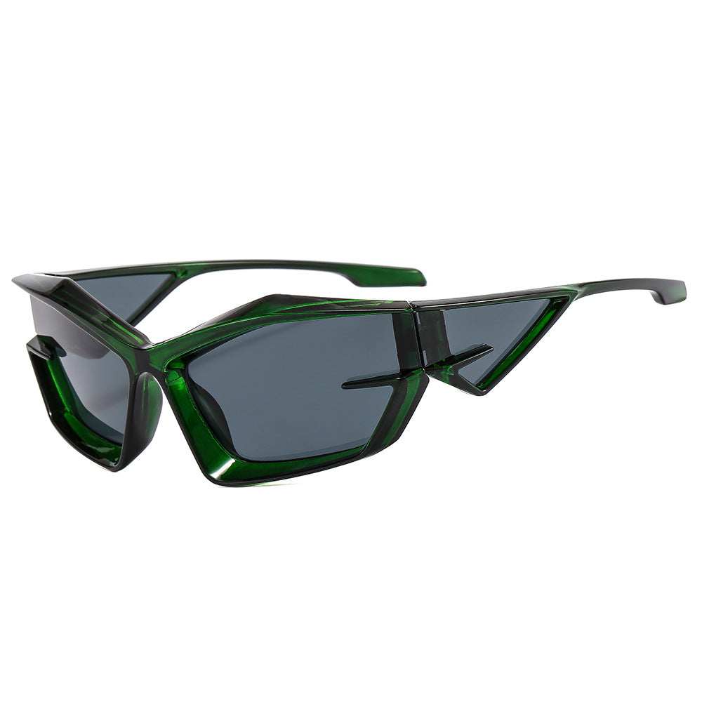 Women futuristic sunglasses with unique polygon design Stornfield