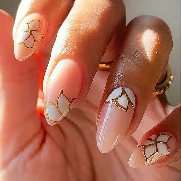 Floral Art Press-On Nail Set Stornfield