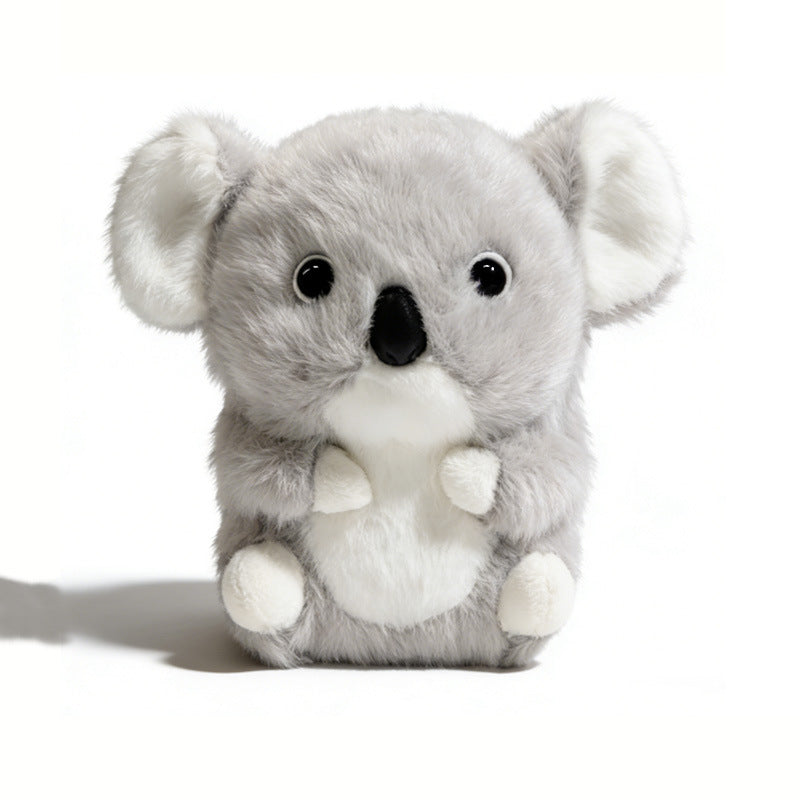 Plush Sitting Dino Cuddler with Ultra-Soft Faux Fur and Embroidered Face Stornfield