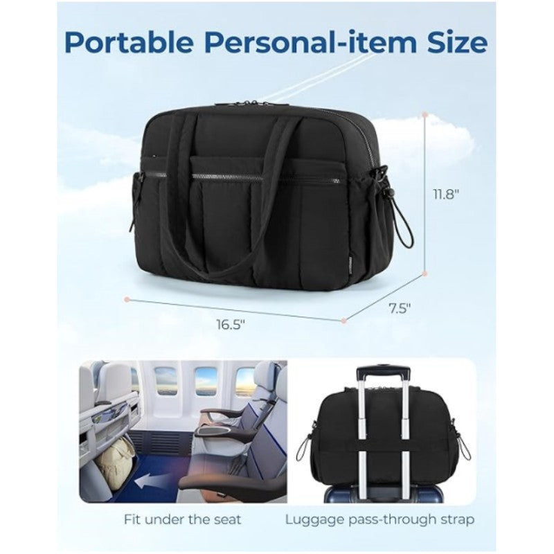 Multifunctional Tote Bag with Padded Interior and Removable Shoulder Strap Stornfield