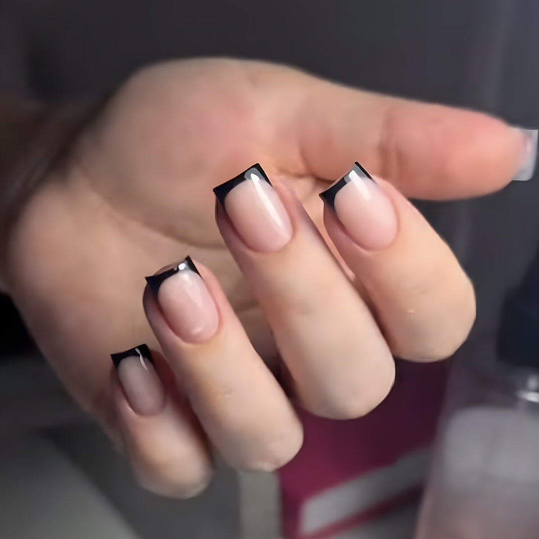 Elegant French Tip Nail Enhancements Stornfield
