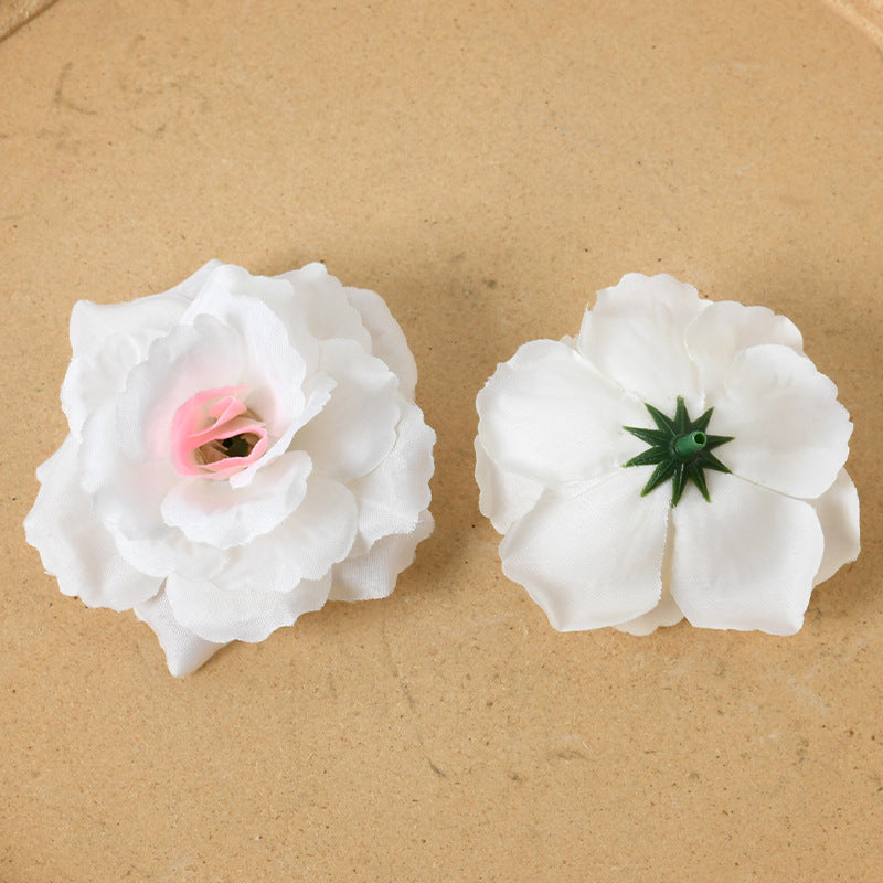 Elegant Fabric Flower Hair Clips