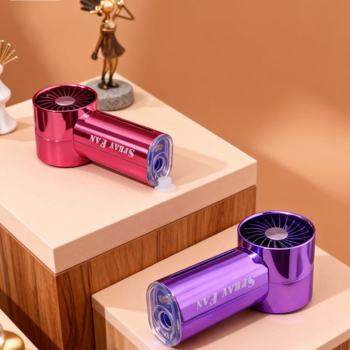 Women's Portable Spray Fan with USB Charging Function Stornfield