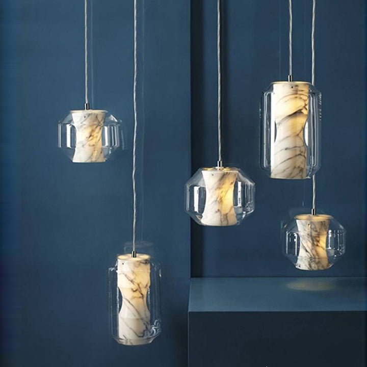 Artistic Glass Pendant Light