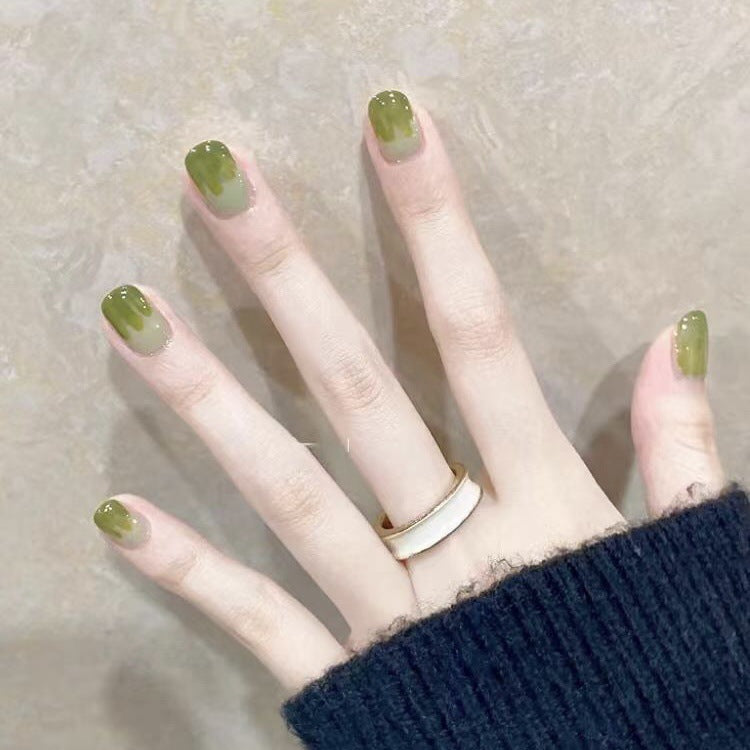 Artistic Gradient Press-On Nails