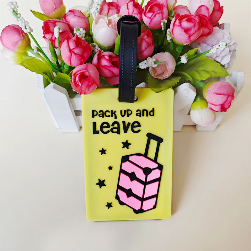 Unisex Vibrant Geometric Pattern Luggage Tag Stornfield