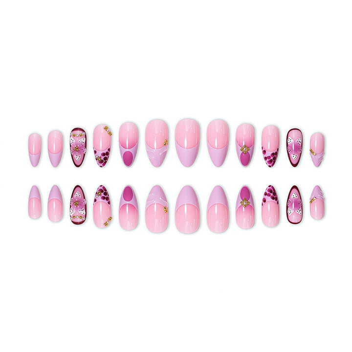 Elegant Floral Acrylic Nail Extensions Stornfield