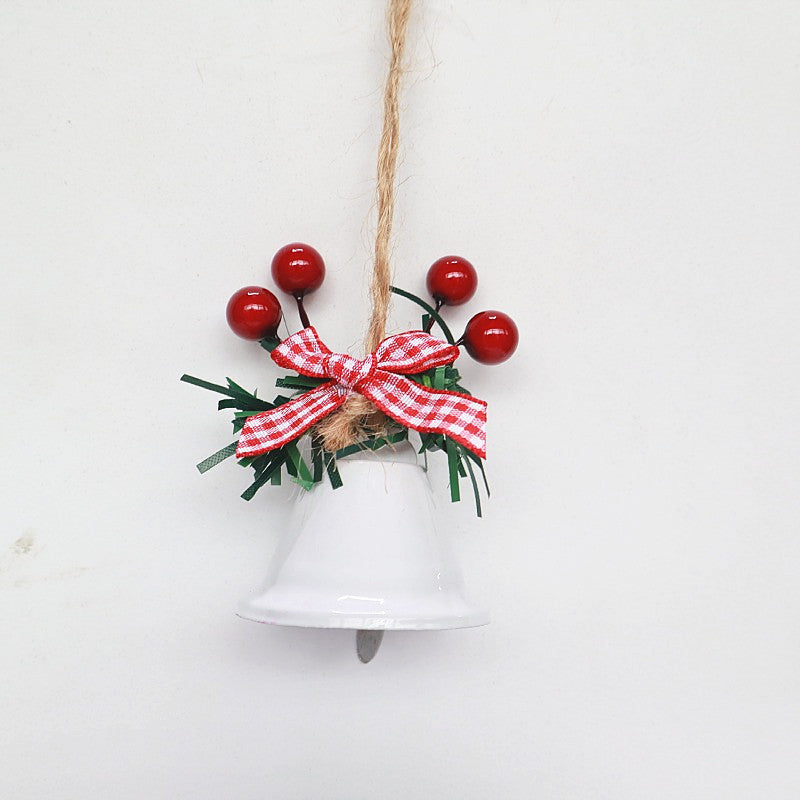 Christmas bell with decorative wreath