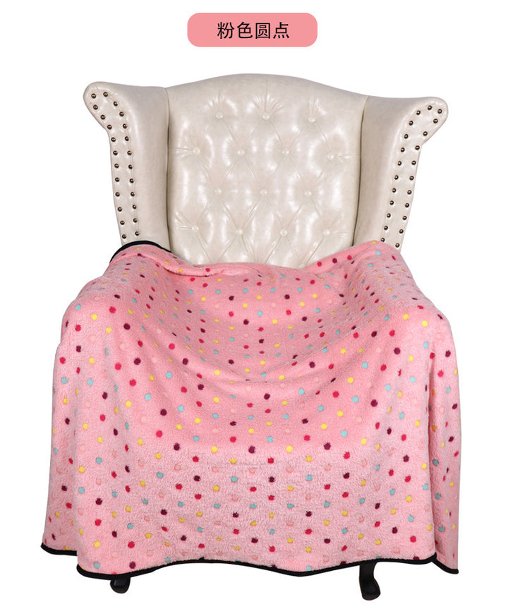 Women Cozy Polka Dot Blanket Stornfield