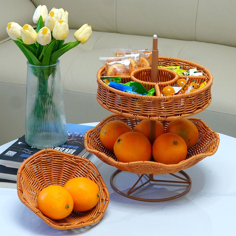 Decorative Wicker Storage Basket Stornfield