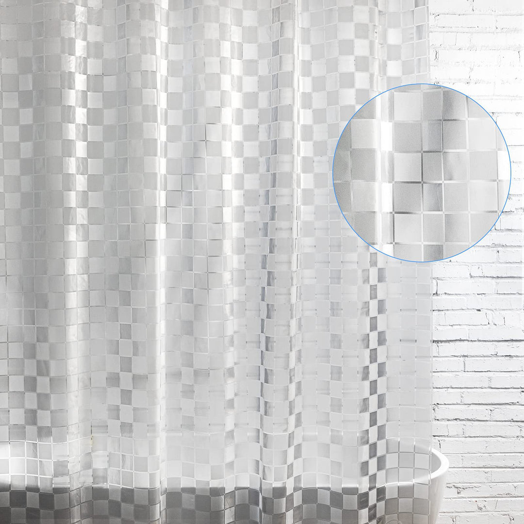 Waterproof Textured Shower Curtain Stornfield