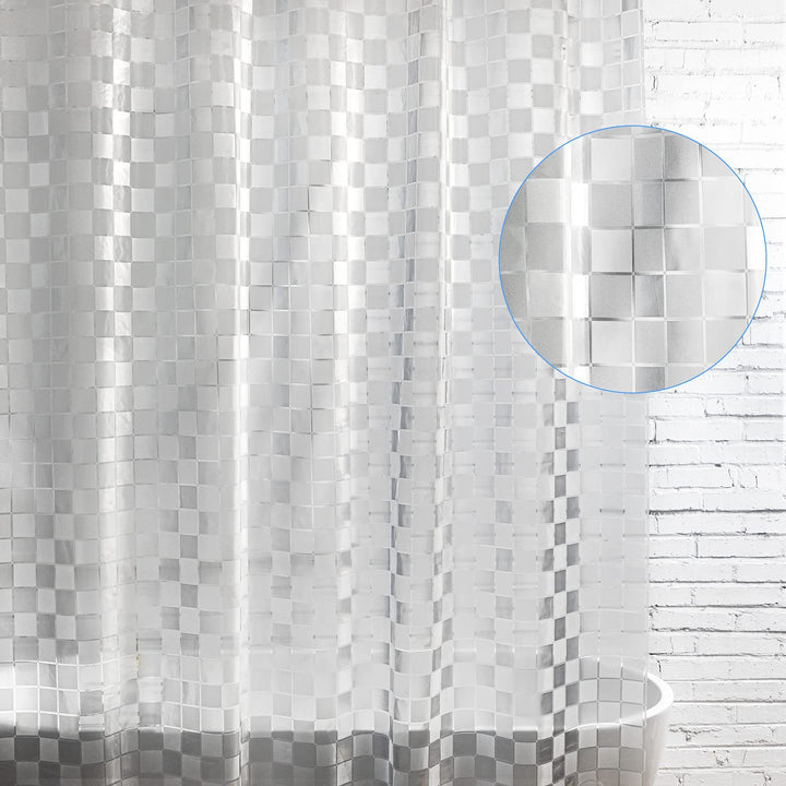 Waterproof Textured Shower Curtain Stornfield
