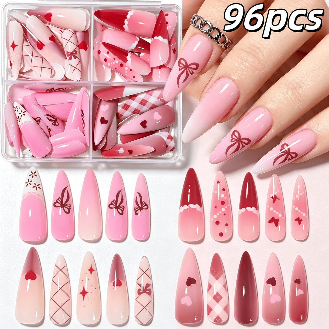 Decorative Press-On Nail Art Set Stornfield 1787228515