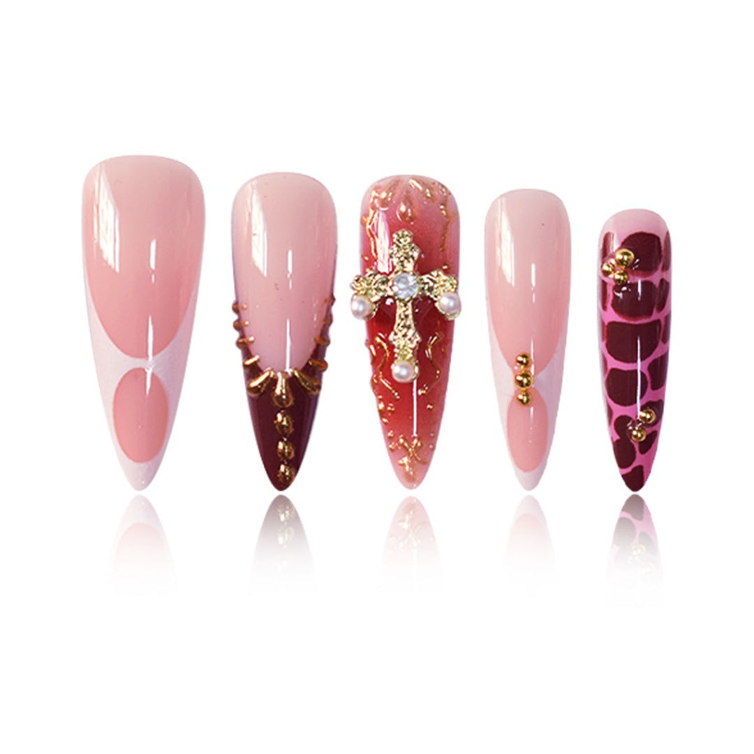 Glamorous Decorative Stiletto Press-On Nail Set Stornfield
