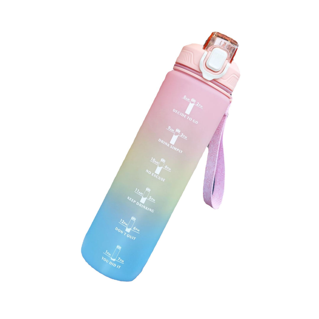 Women's Motivation Water Bottle with Time Markings Stornfield