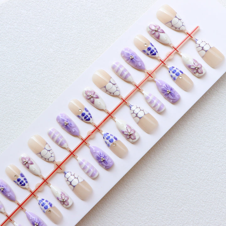 Artistic Press-On Nail Collection Stornfield