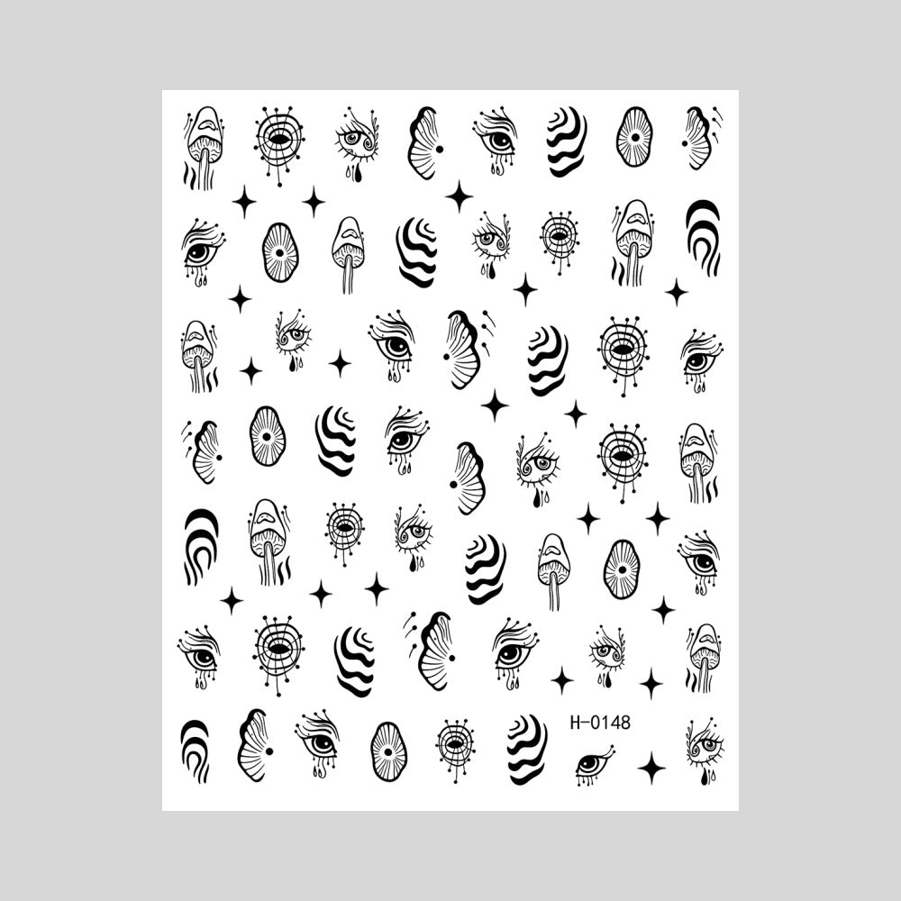 Creative Nail Art Transfer Stickers