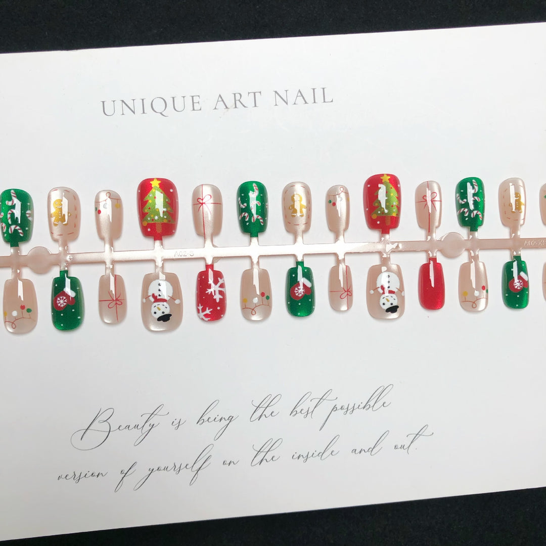 Themed Decorative Press-On Nail Collection