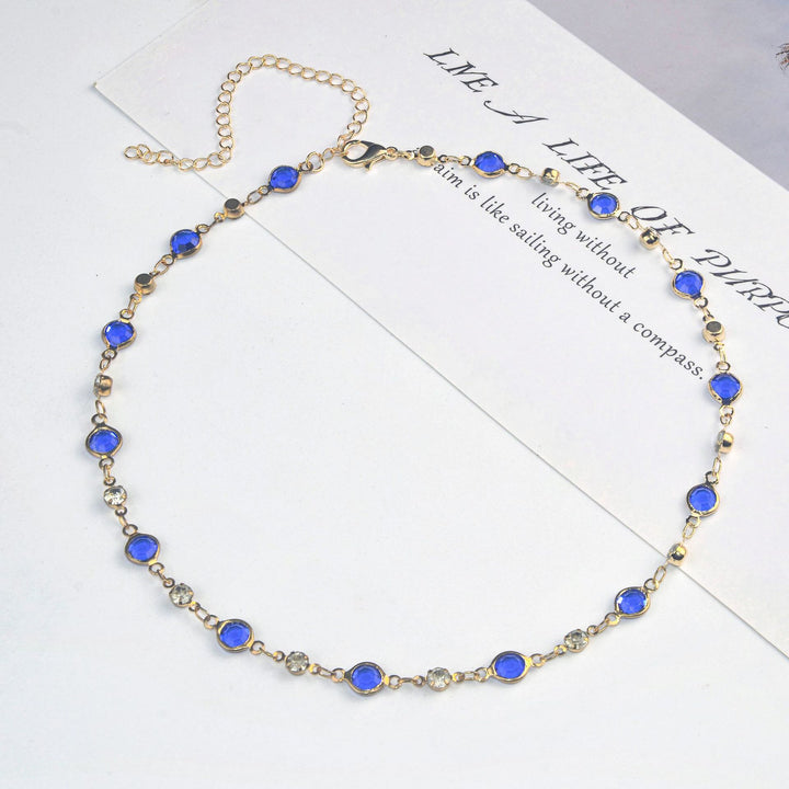 Elegant Stone Rhinestone Necklace Stornfield
