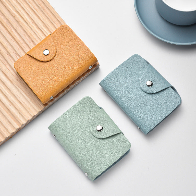 Compact Leather Cardholder Wallet Stornfield