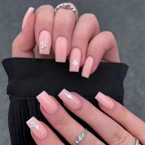 Artistic nail set with 3D flower and bow details Stornfield