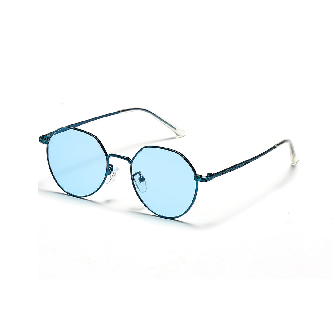 Women's round glasses with delicate metal frame Stornfield