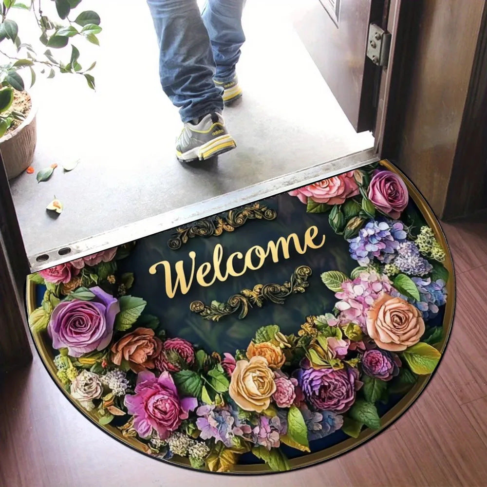 Textured Wooden Plank Doormat Stornfield