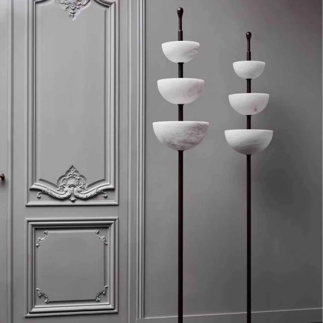 Artistic Alabaster Floor Lamp