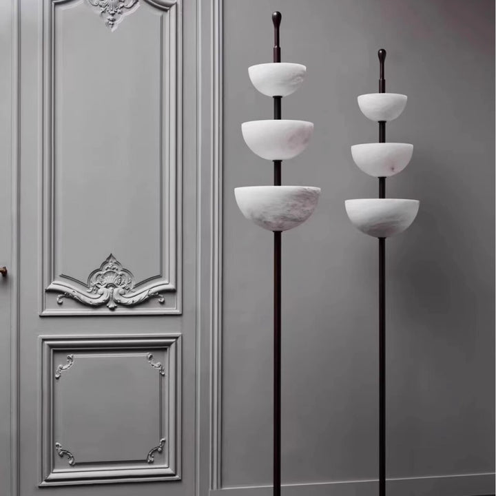 Artistic Alabaster Floor Lamp