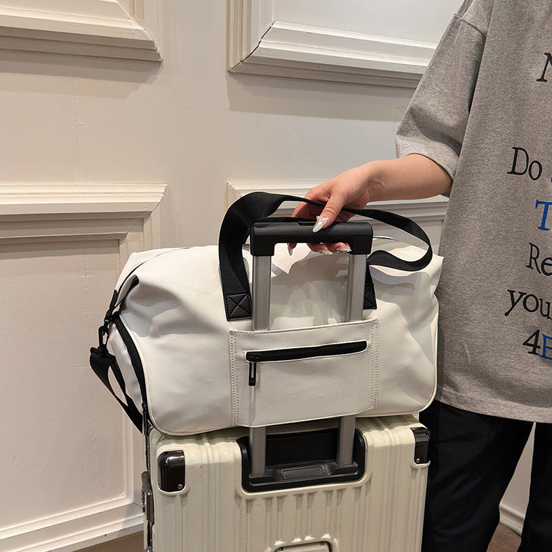 Sporty Everyday Travel Duffle with Practical Outside Pockets Stornfield