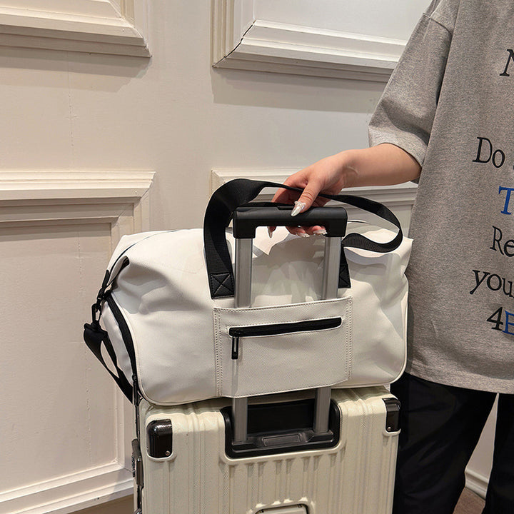 Sporty Everyday Travel Duffle with Practical Outside Pockets Stornfield