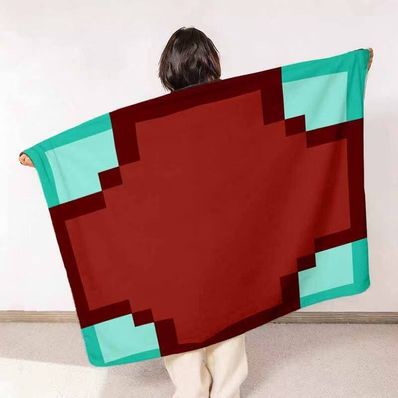 Cozy Checkered Pattern Fleece Blanket