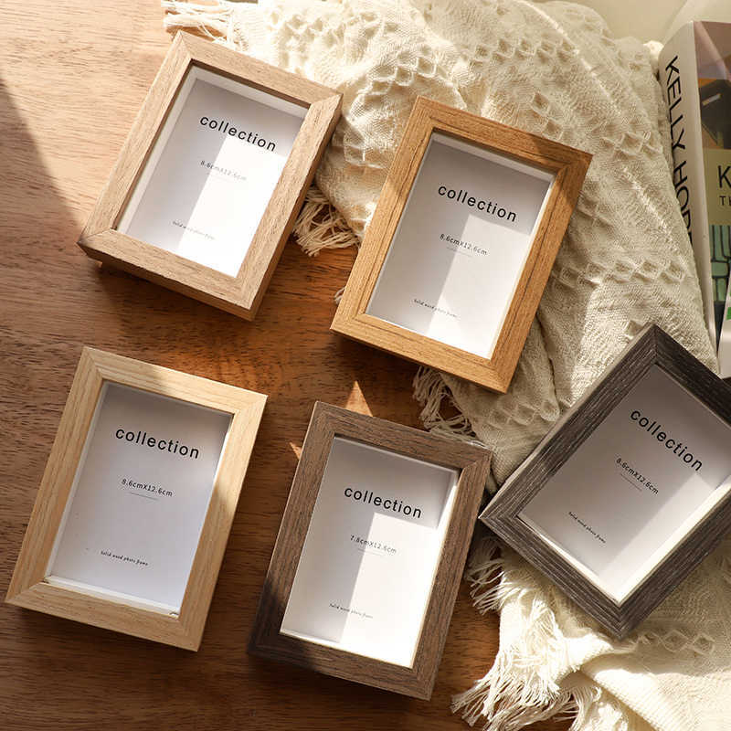 Solid Wood Photo Display Frame for Home