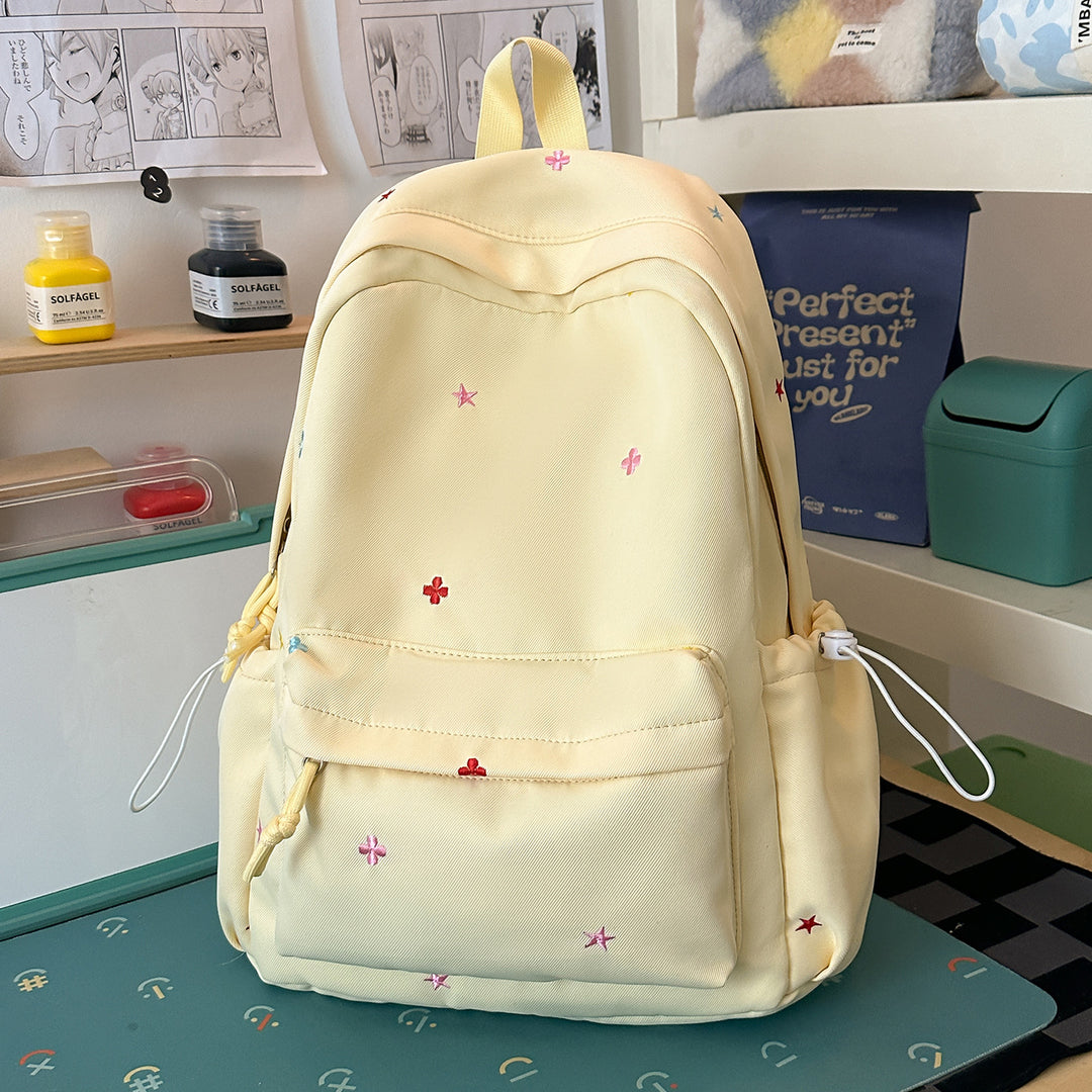 Casual Embroidered Star Backpack Stornfield