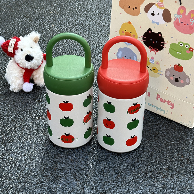 Ladies' insulated drinking container with cheerful apple motif Stornfield